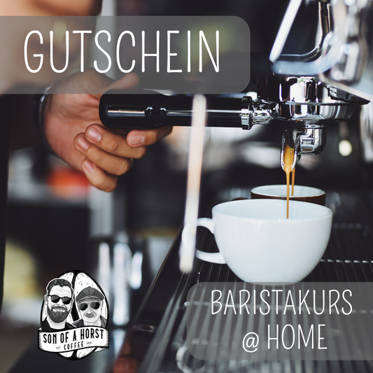 Gutschein - Baristakurs für Zuhause
